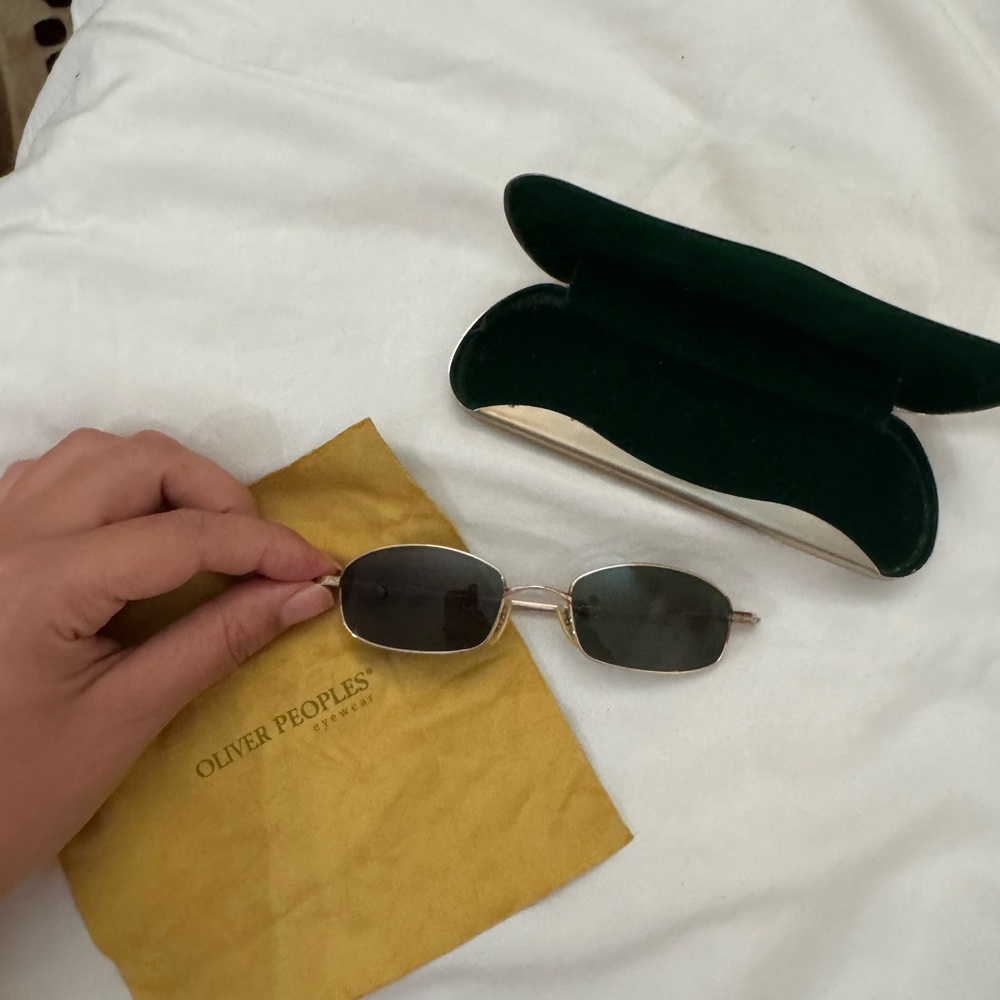 Oliver Peoples OP-663 Vintage Gold Sunglasses